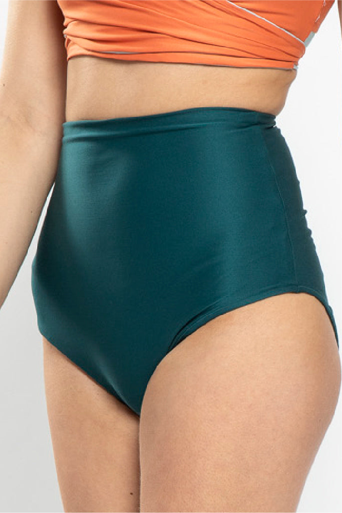 High waist underwear - Dark Green – Beacha Swimwear